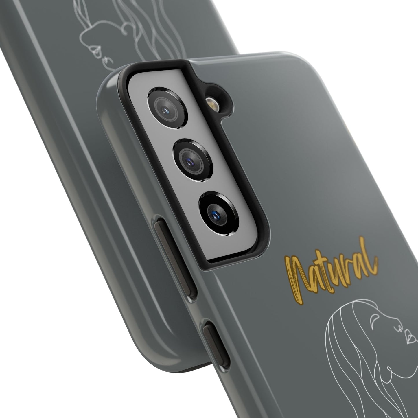 Natural Woman Breeze On Face (WL)Tough Phone Cases DARK GREY