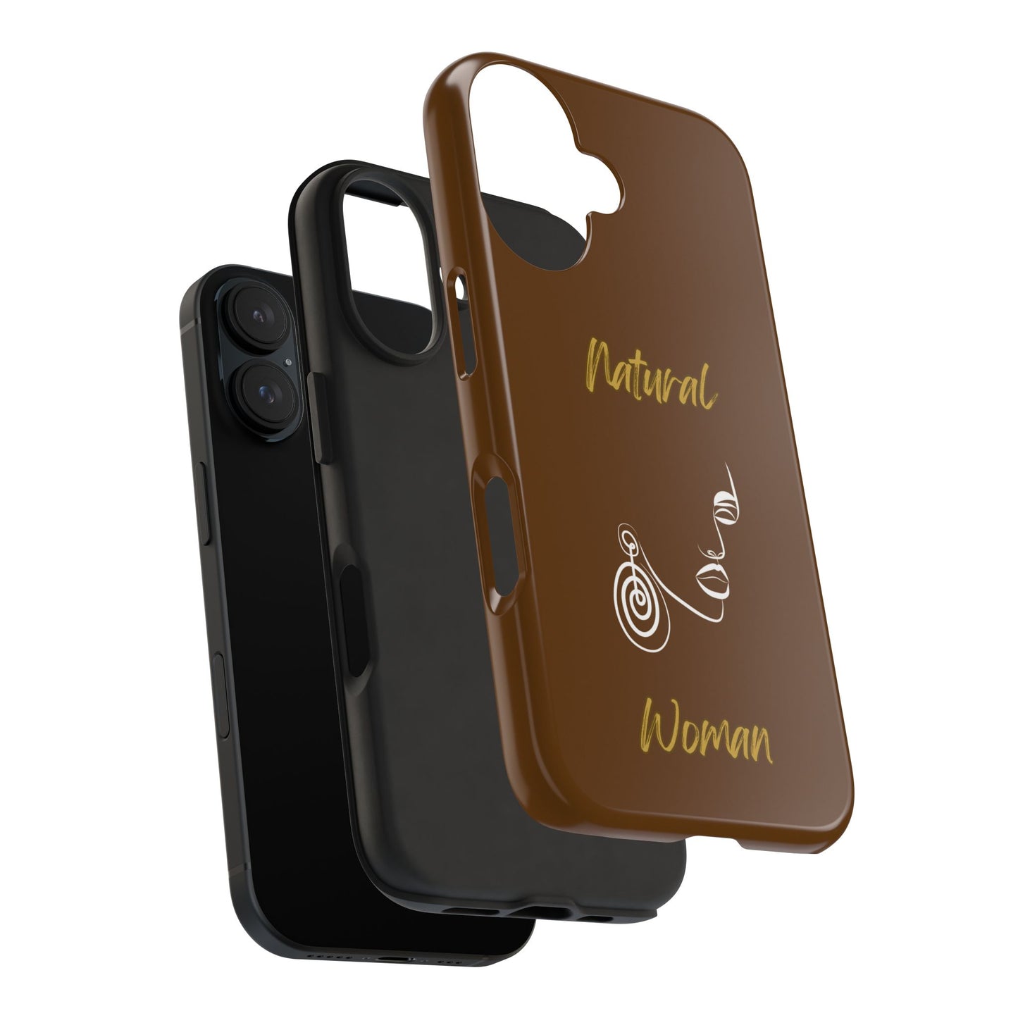 Natural Woman Music In My Soul (WL)Tough Phone Cases BROWN