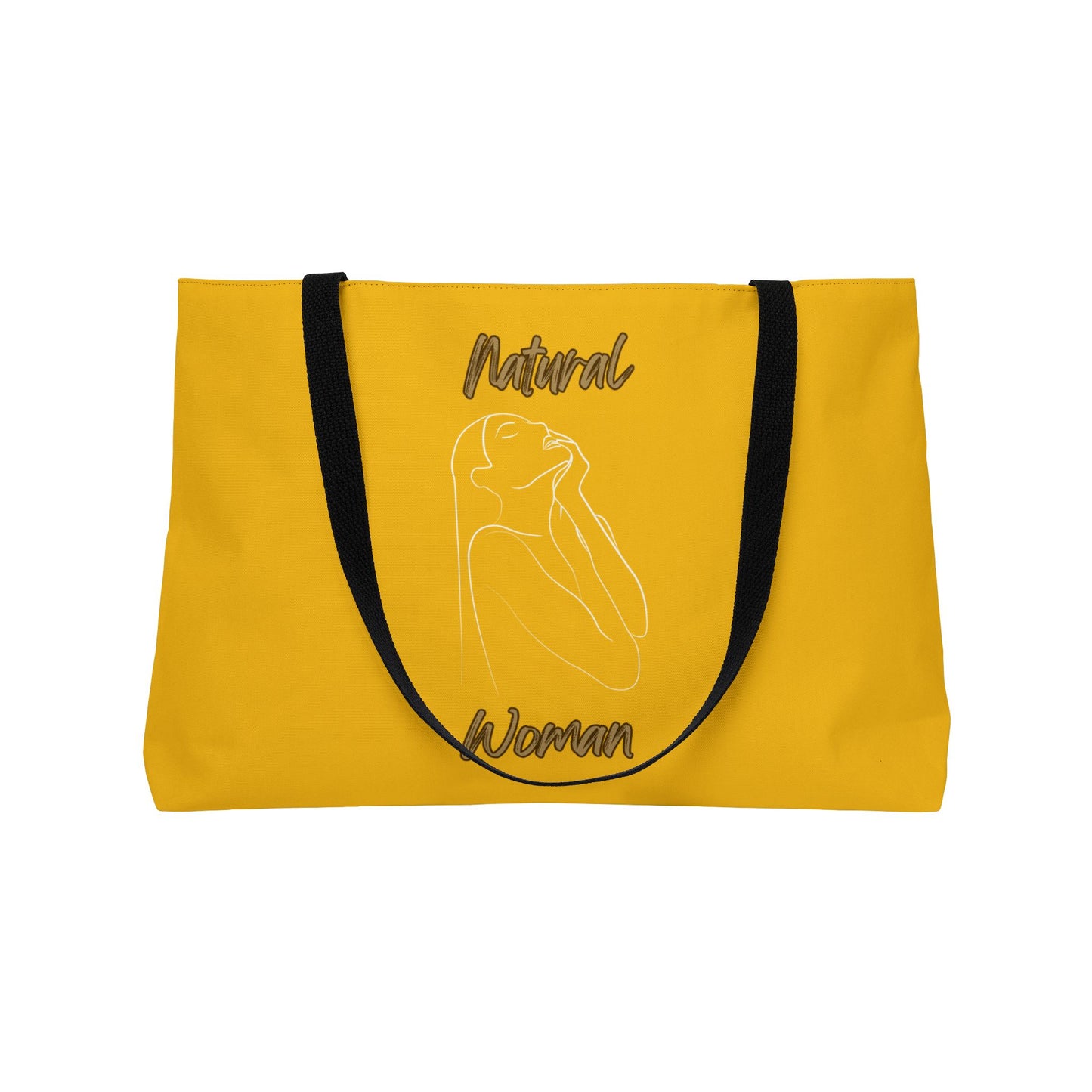 Natural Woman Thank You (WL) Weekender Tote Bag YELLOW