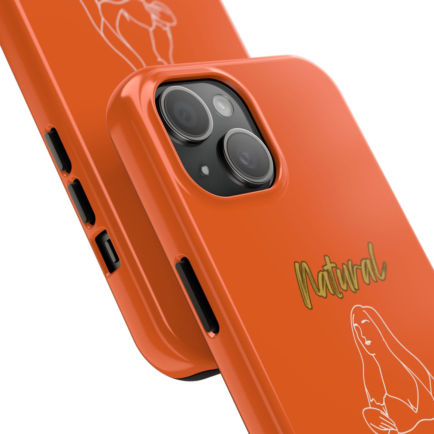 Natural Woman Full Beauty (WL)Tough Phone Cases ORANGE