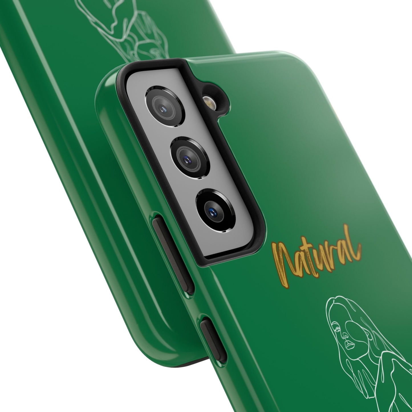 Natural Woman Care Free (WL)Tough Phone Cases DARK GREEN