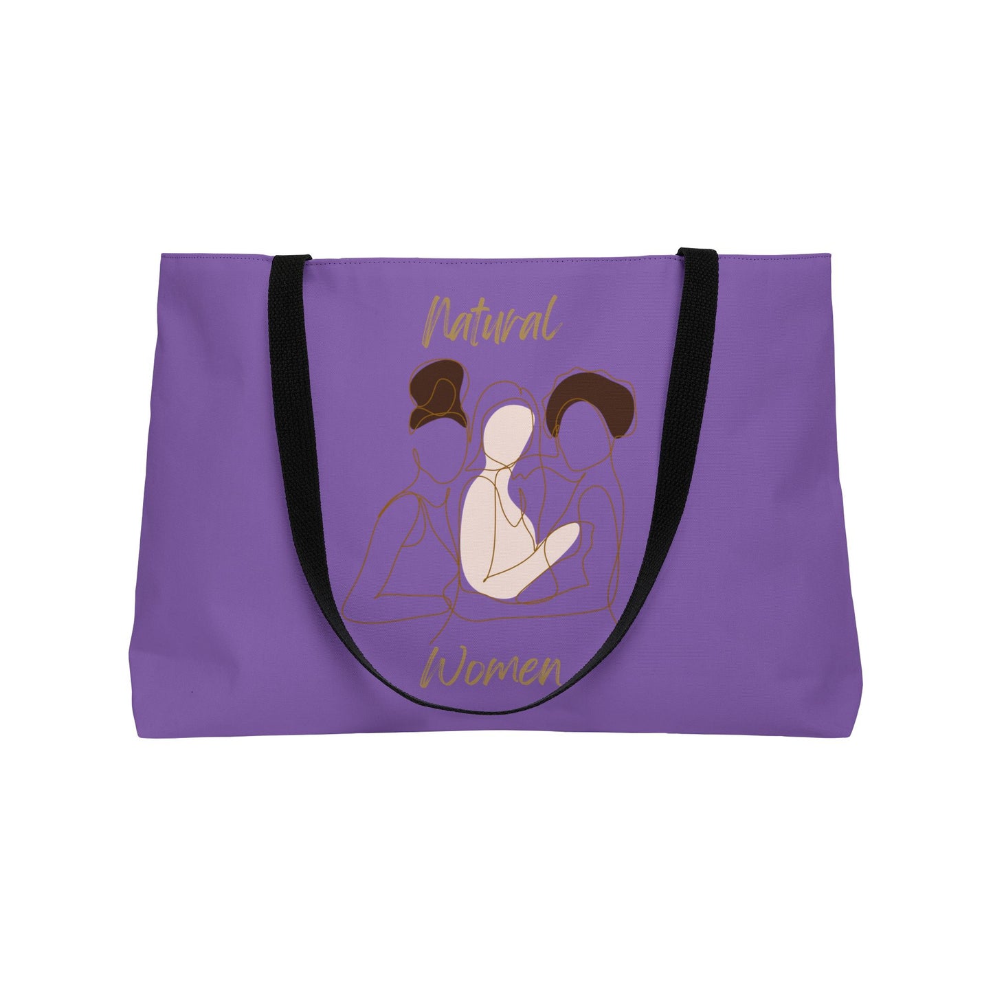 Natural Women Friends (BL) Weekender Tote Bag LIGHT PURPLE