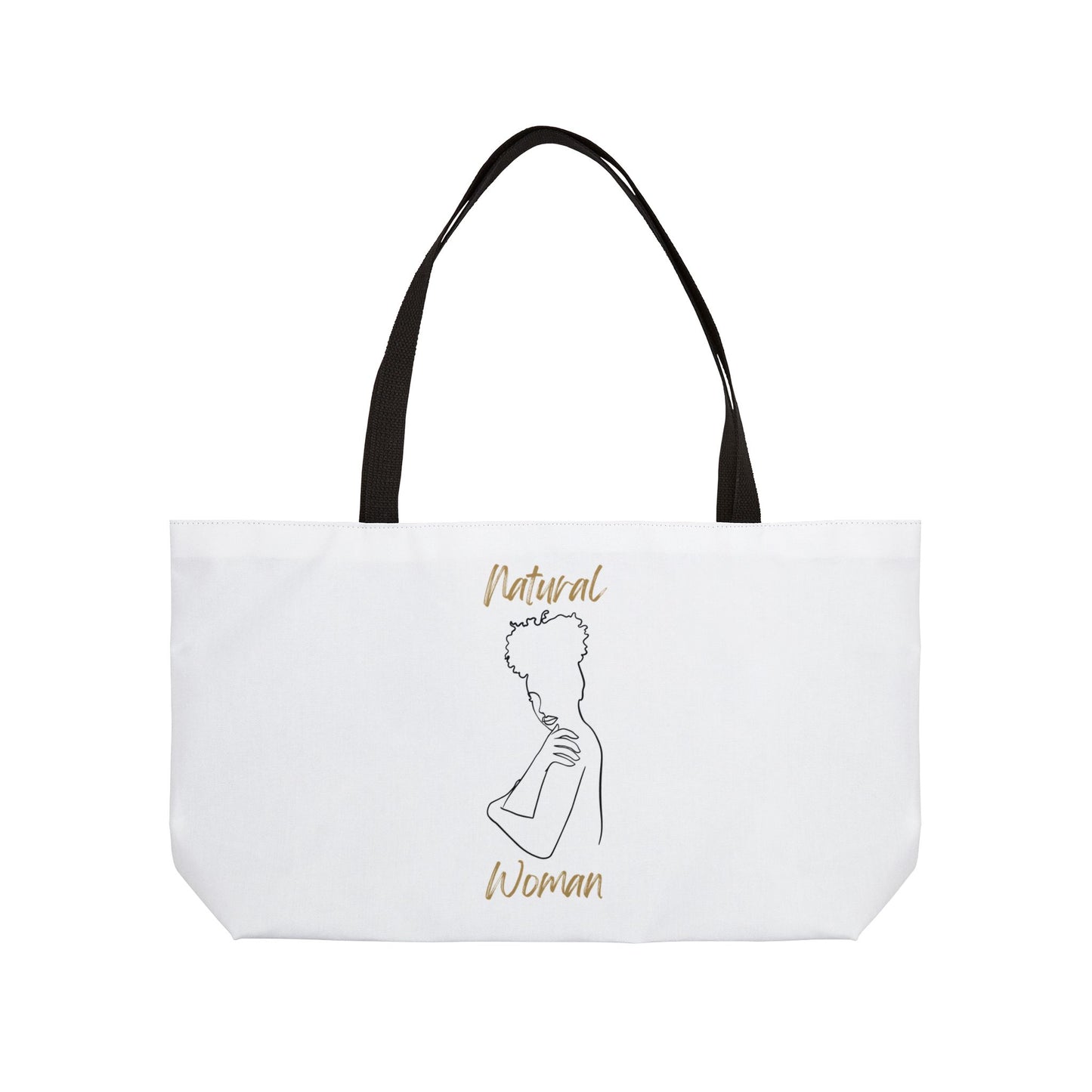 Natural Woman Sassy (BL) Weekender Tote Bag WHITE