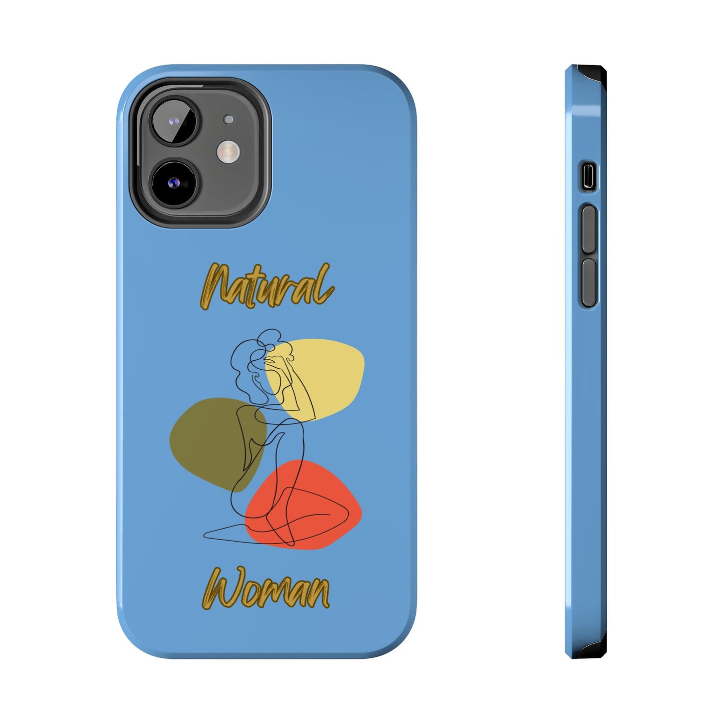 Natural Woman Colorful Pose (BL)Tough Phone Cases LIGHT BLUE
