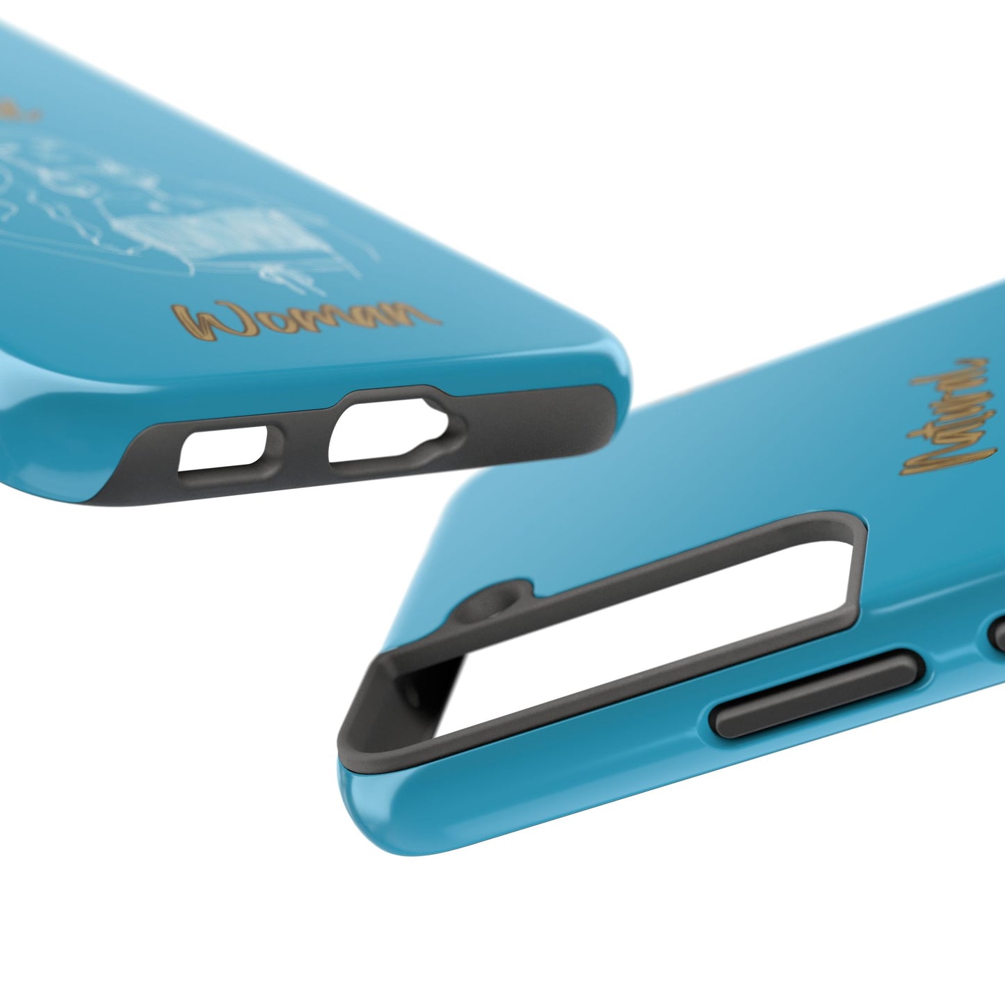 Natural Woman Thinking (WL)Tough Phone Cases TURQUOISE