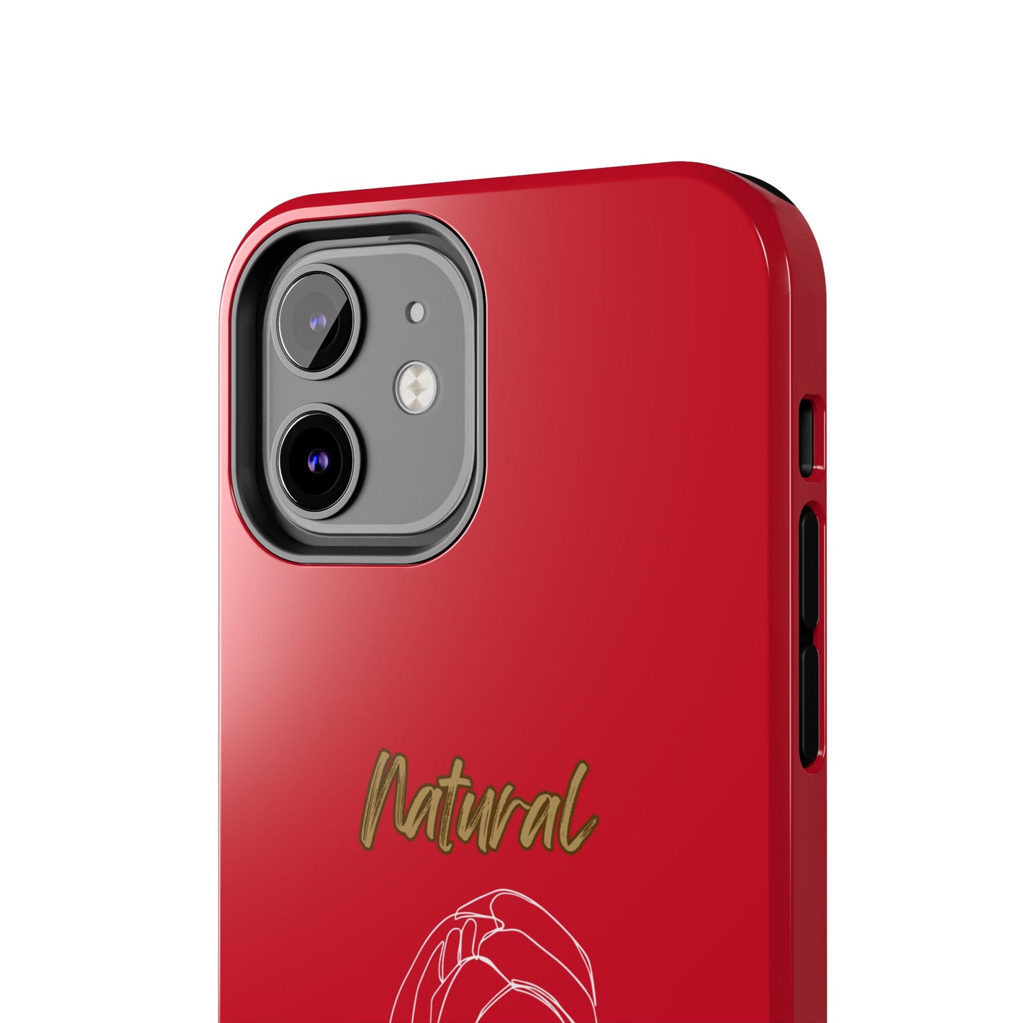 Natural Woman Towel Wrapped (WL)Tough Phone Cases DARK RED