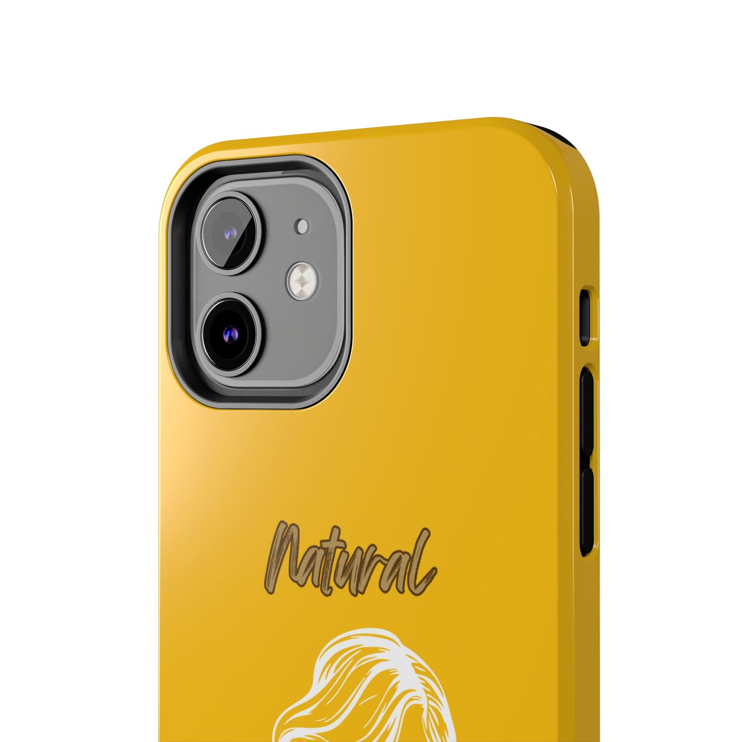 Natural Woman Long Curl (WL)Tough Phone Cases YELLOW