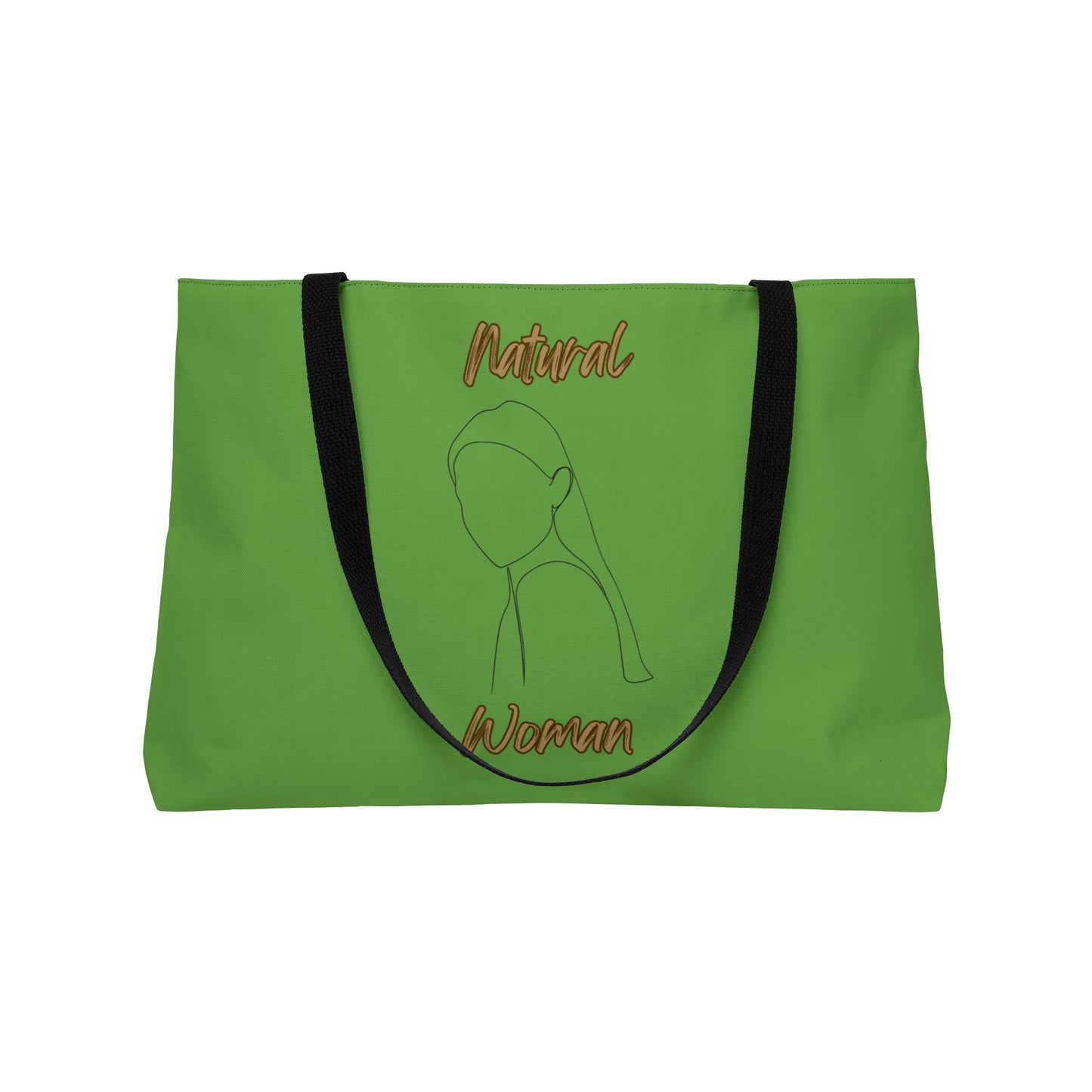 Natural Woman Tilted Look (BL) Weekender Tote Bag GREEN