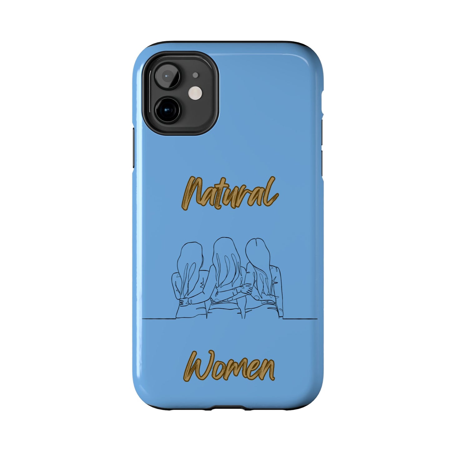 Natural Woman Loving Friends (BL)Tough Phone Cases LIGHT BLUE