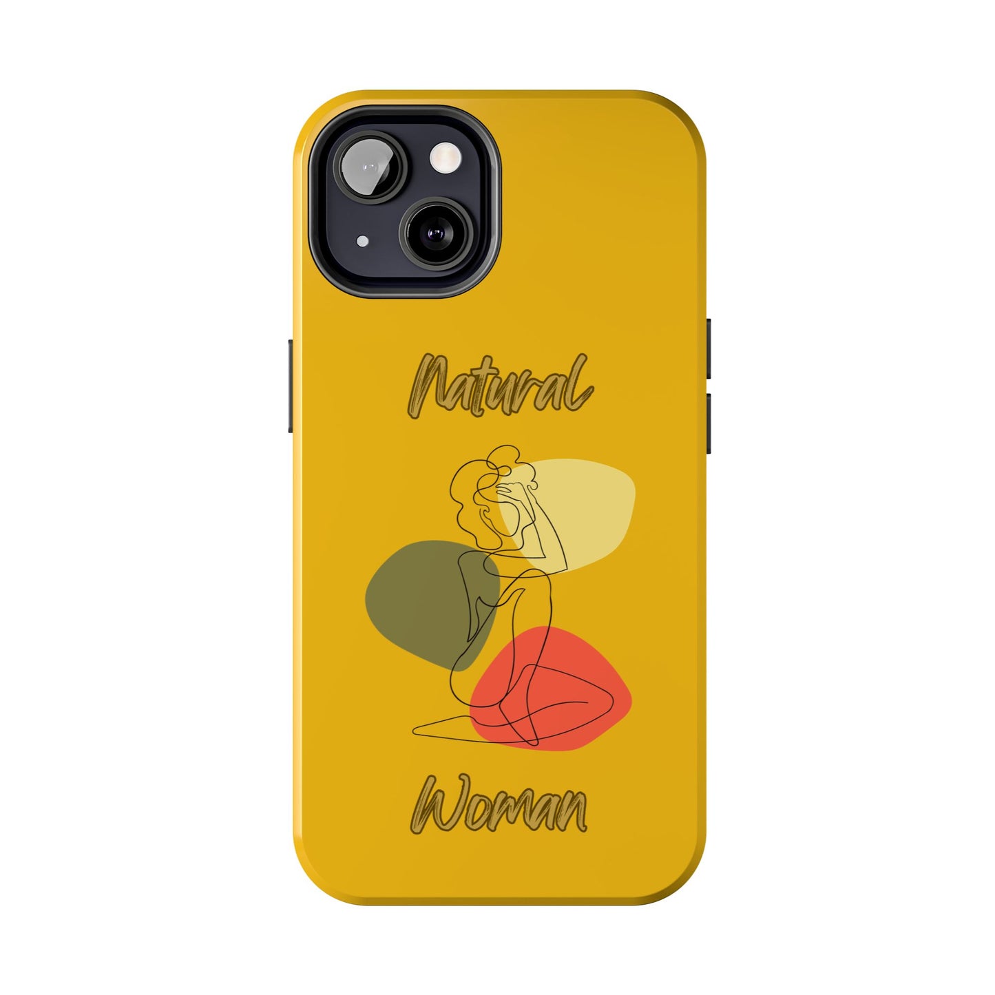 Natural Woman Colorful Pose (BL)Tough Phone Cases YELLOW