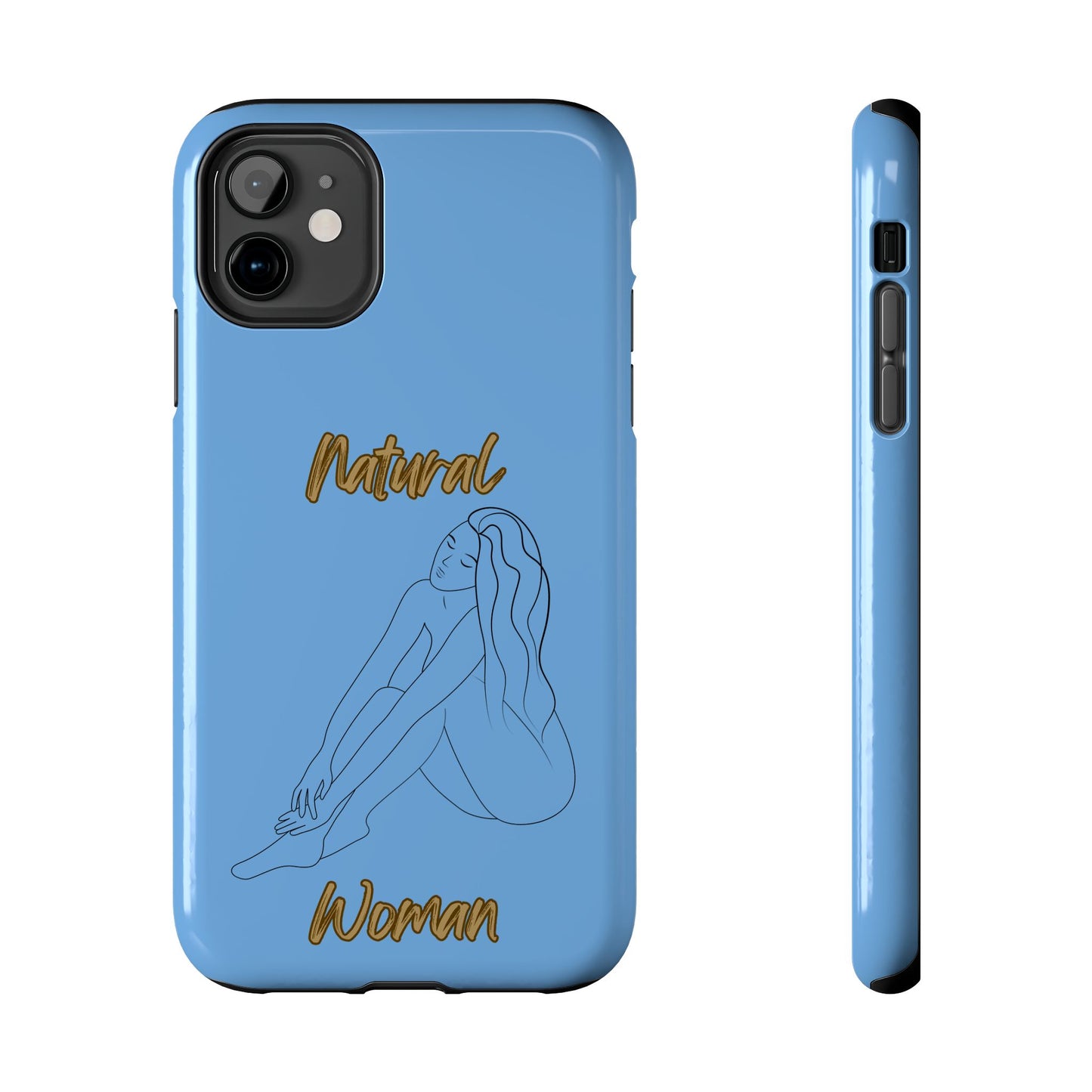 Natural Woman Beauty (BL) Tough Phone Cases LIGHT BLUE