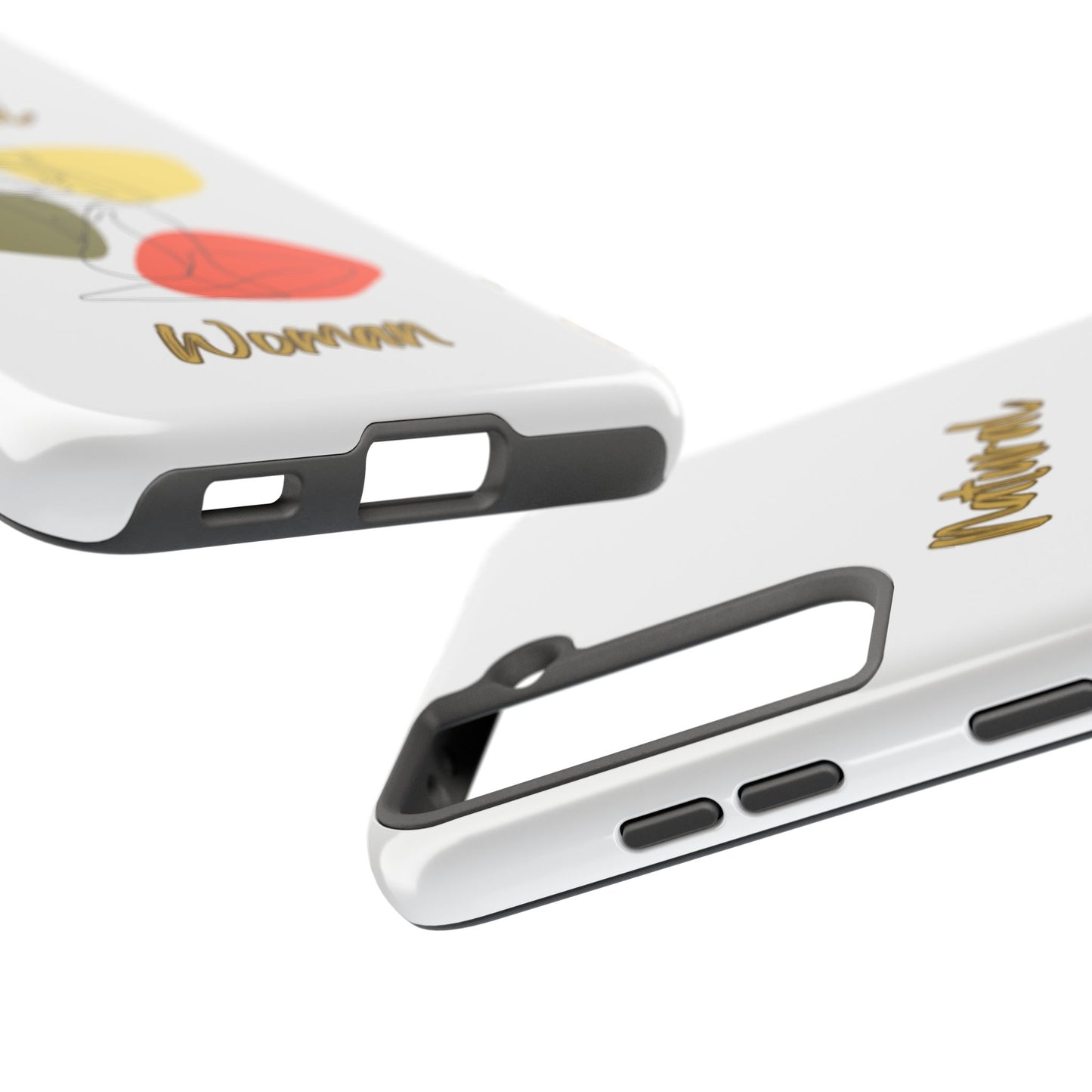 Natural Woman Colorful Pose (BL)Tough Phone Cases WHITE