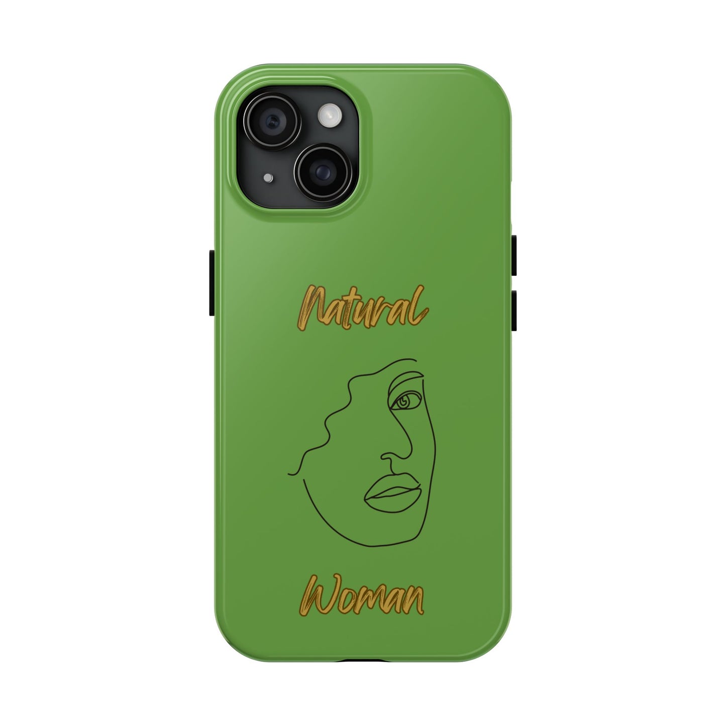 Natural Woman Peekaboo (BL)Tough Phone Cases GREEN
