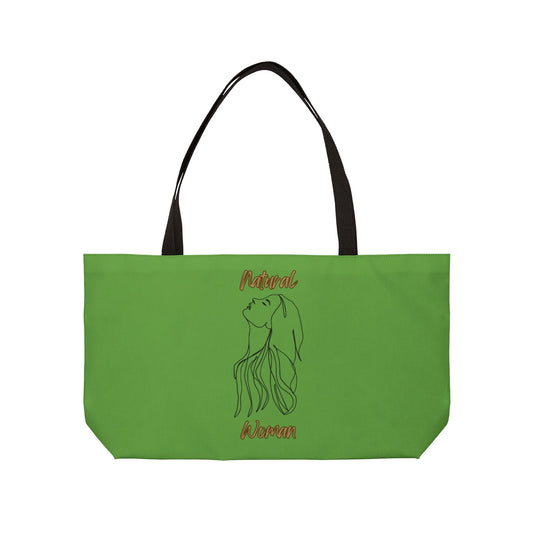 Natural Woman Appreciation (BL) WeekenderTote Bag GREEN