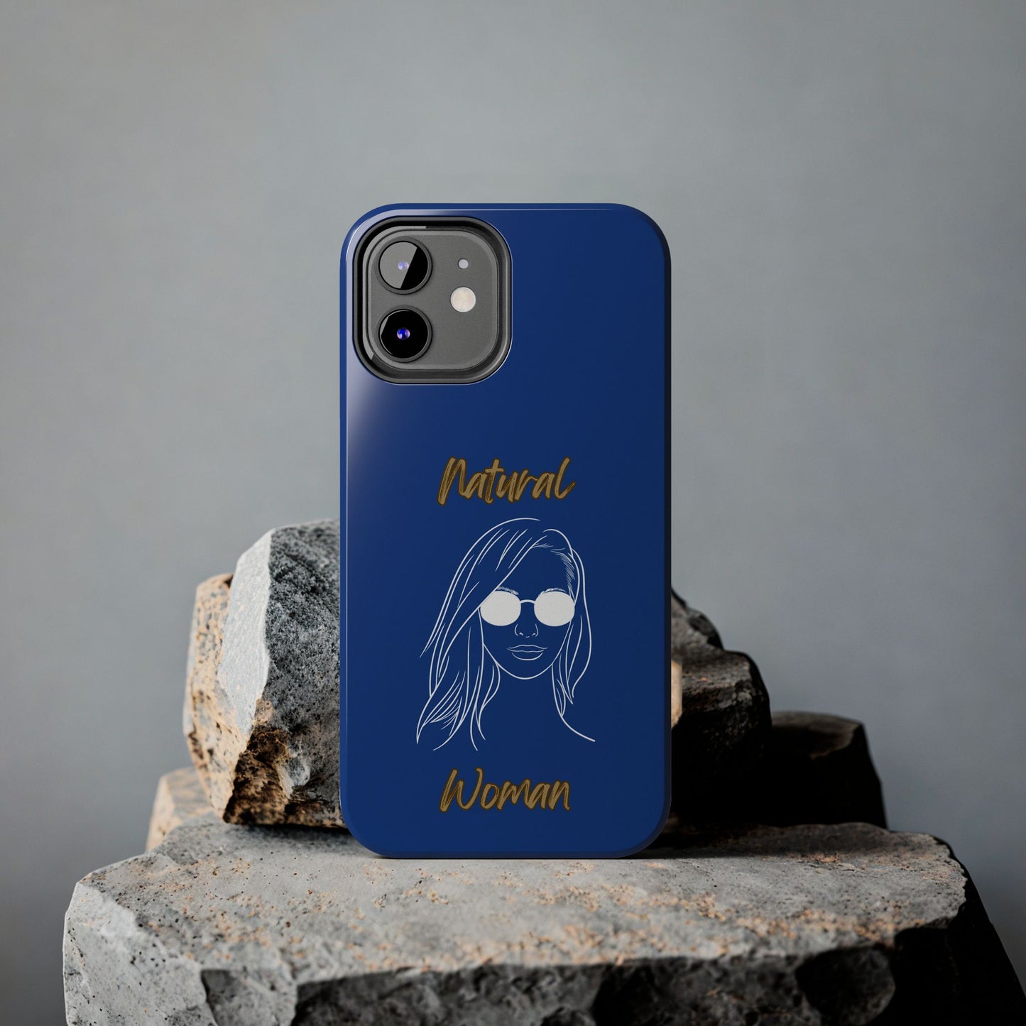 Natural Woman Shades (WL)Tough Phone Cases DARK BLUE