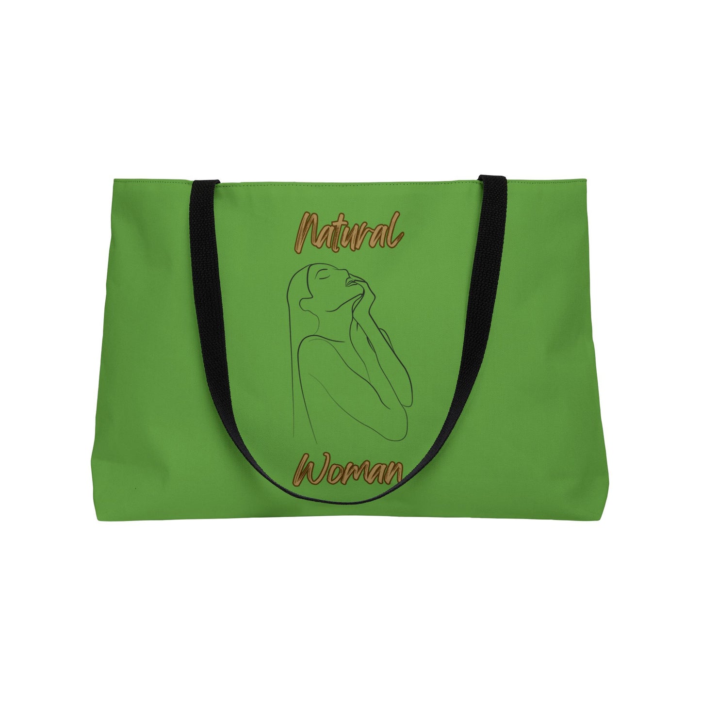 Natural Woman Thank You (BL) Weekender Tote Bag GREEN
