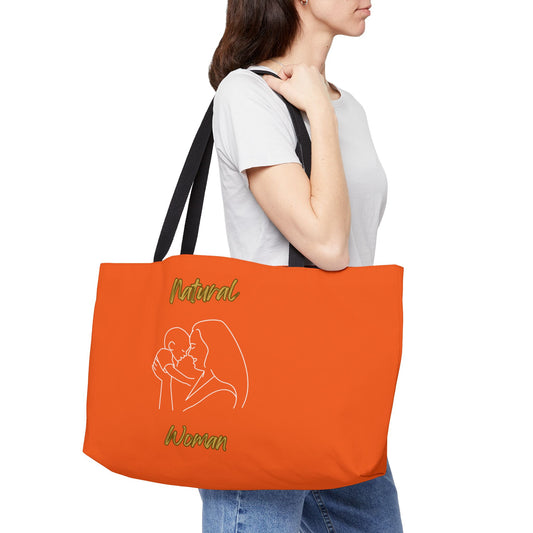 Natural Woman Joy (WL) Weekender Tote Bag ORANGE