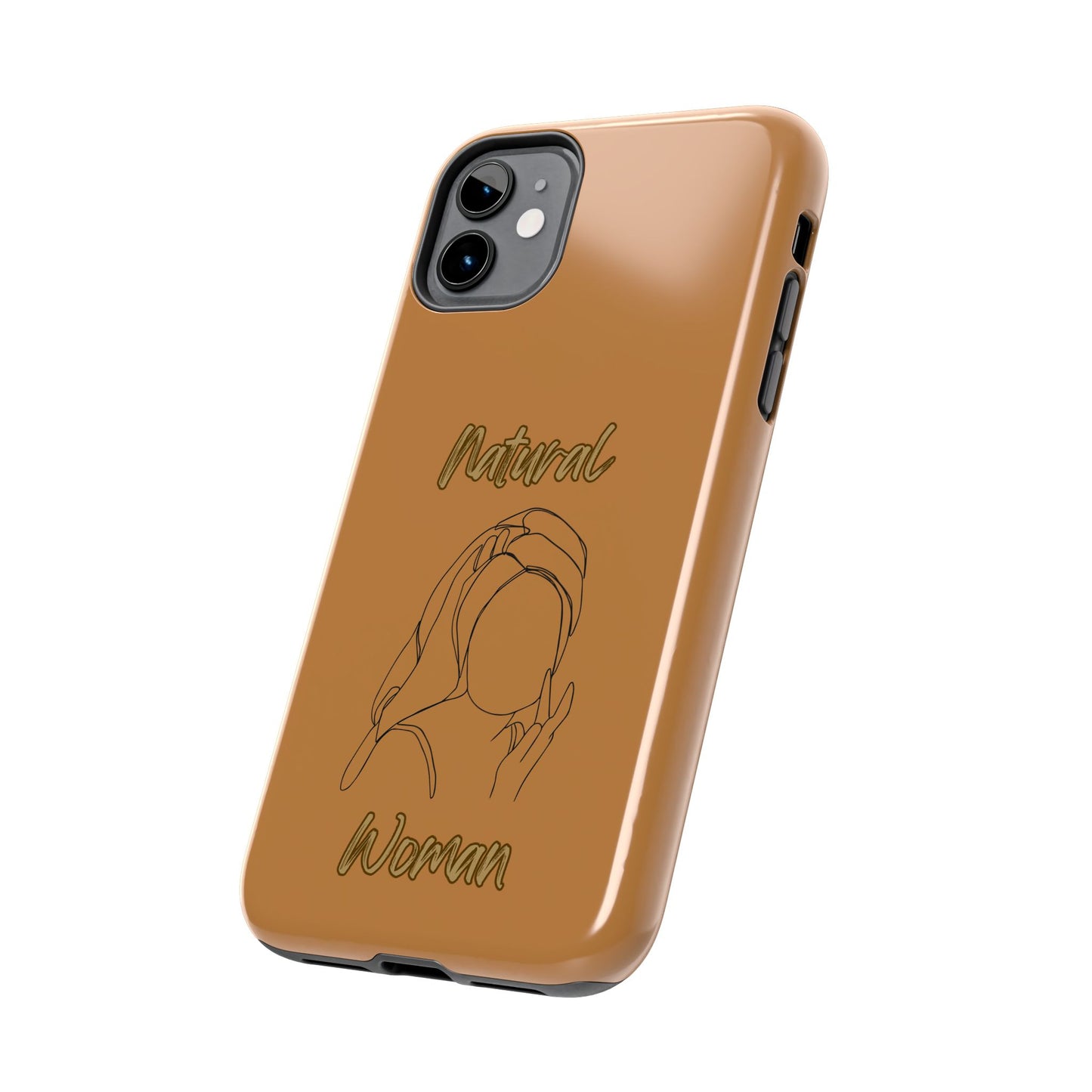 Natural Woman Towel Wrapped (BL)Tough Phone Cases LIGHT BROWN