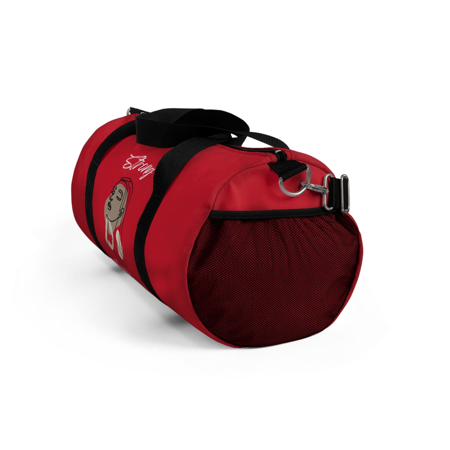 Strong Momma (WL) Duffel Bag DARK RED