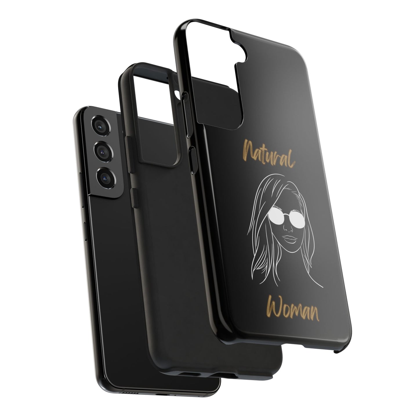 Natural Woman Shades (WL)Tough Phone Cases BLACK