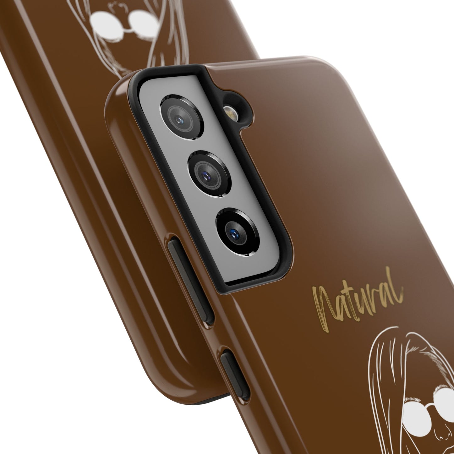 Natural Woman Shades (WL)Tough Phone Cases BROWN