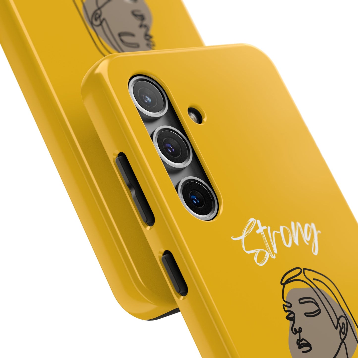 Strong Momma (WL) Tough Phone Cases YELLOW