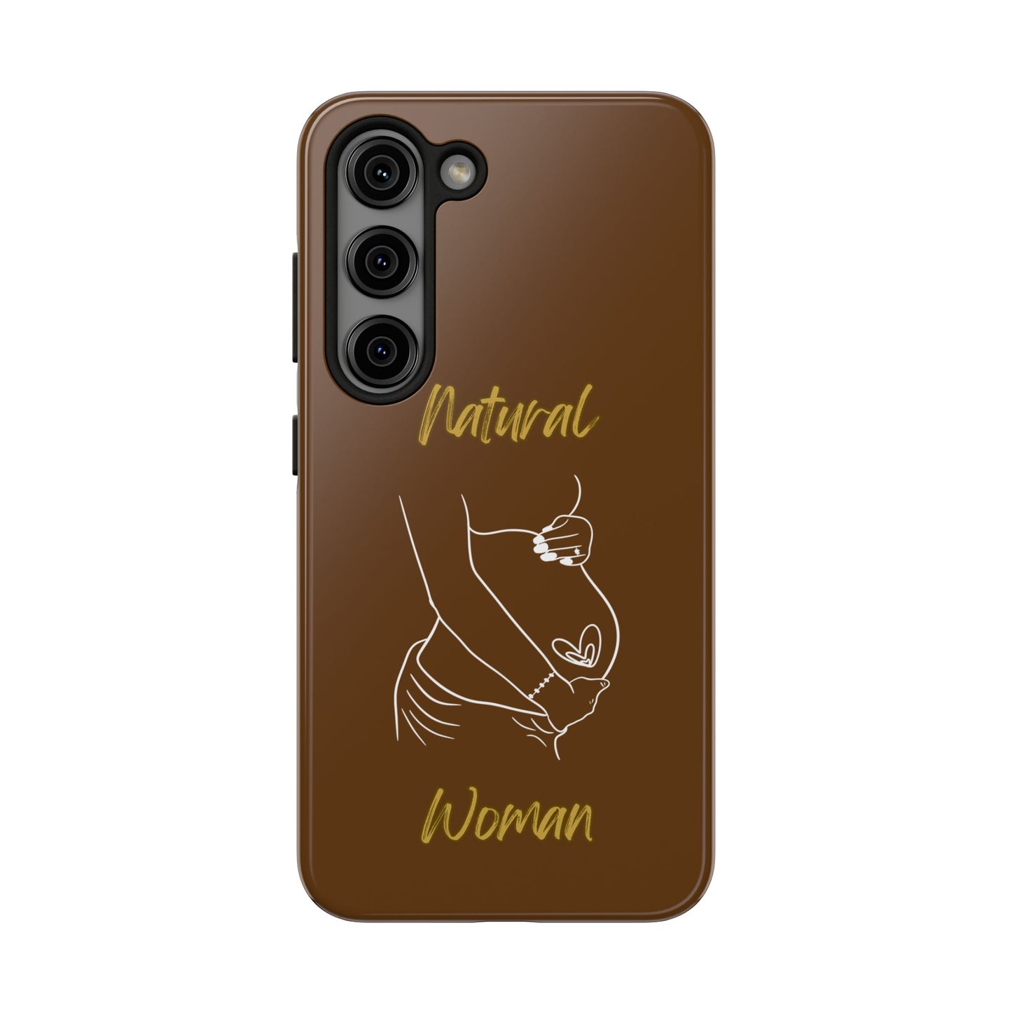 Natural Woman Loved In & Out (WL)Tough Phone Cases BROWN