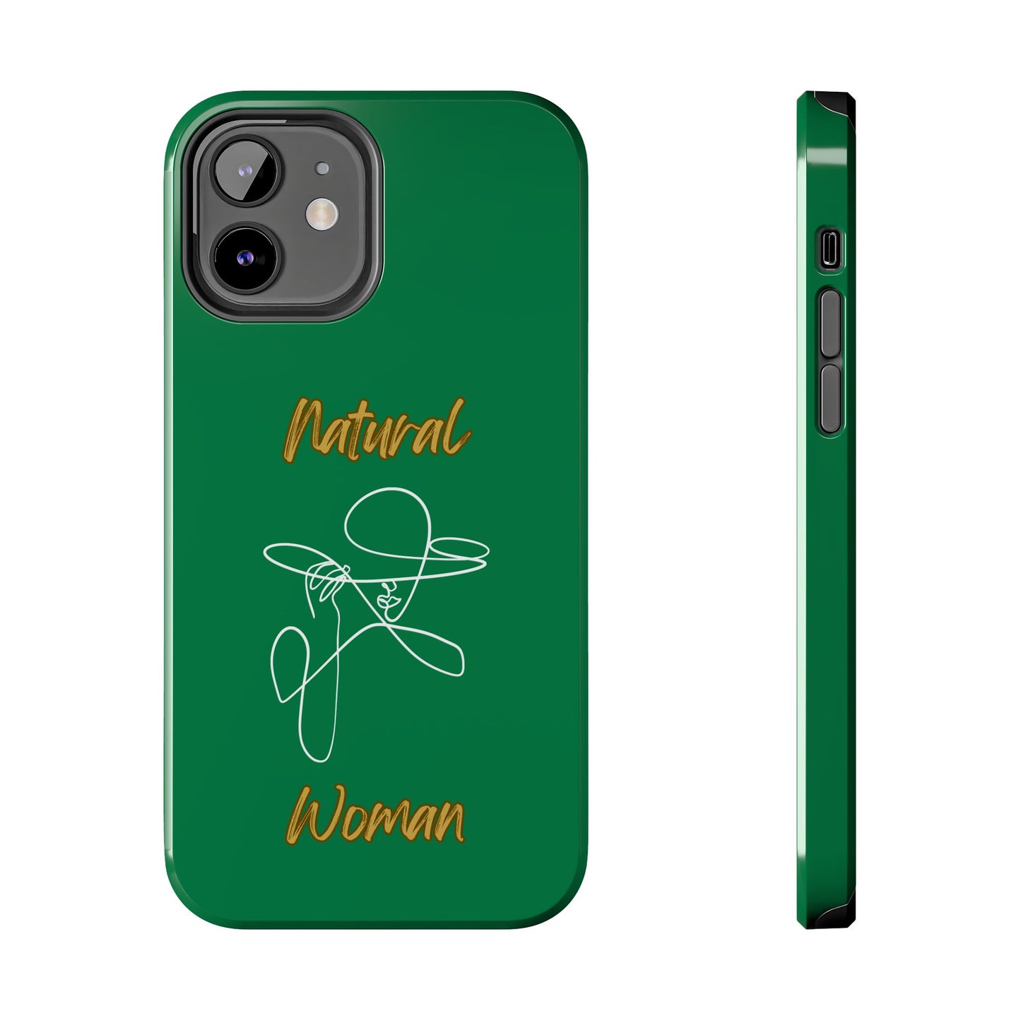 Natural Woman An Original (WL)Tough Phone Cases DARK GREEN
