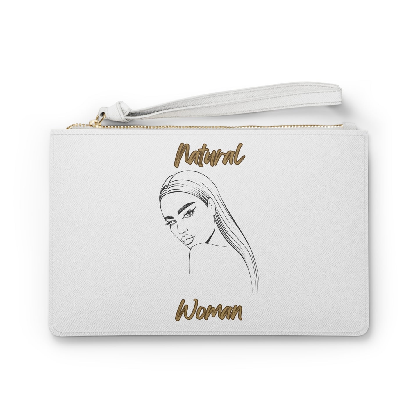 Natural Woman The Stare (BL) Clutch Bag WHITE