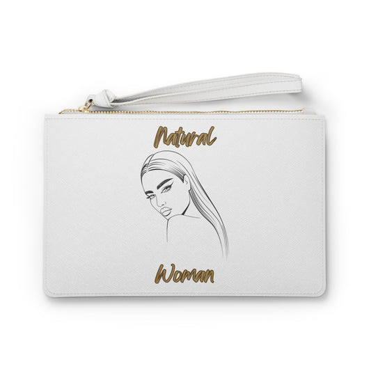 Natural Woman The Stare (BL) Clutch Bag WHITE