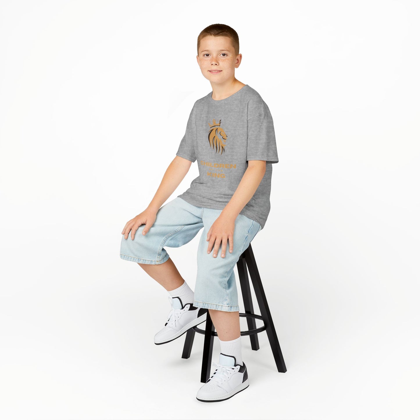 Children of the King Inspirational Kids Cotton T-Shirt (BRL)