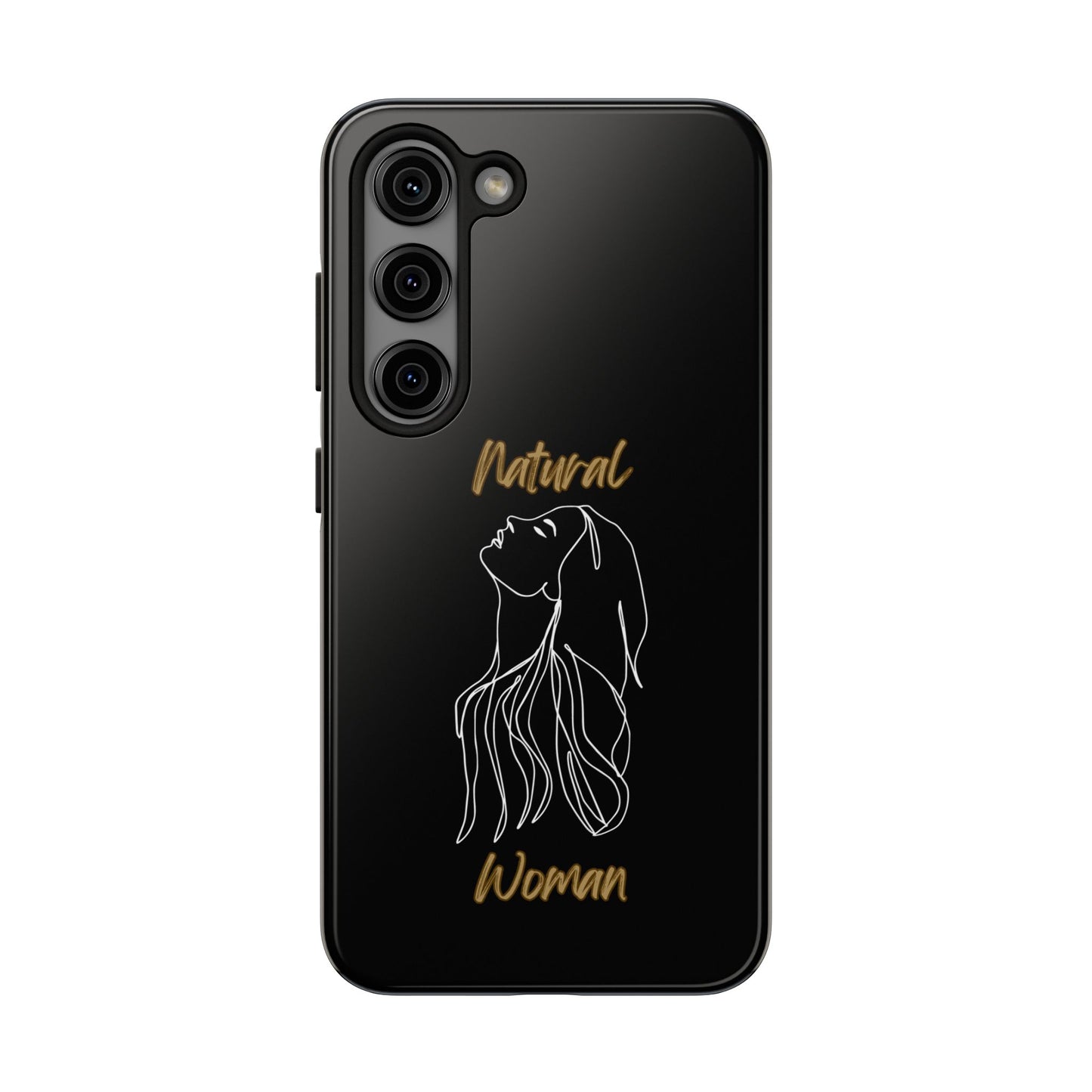 Natural Woman Appreciation (WL)Tough Phone Cases BLACK