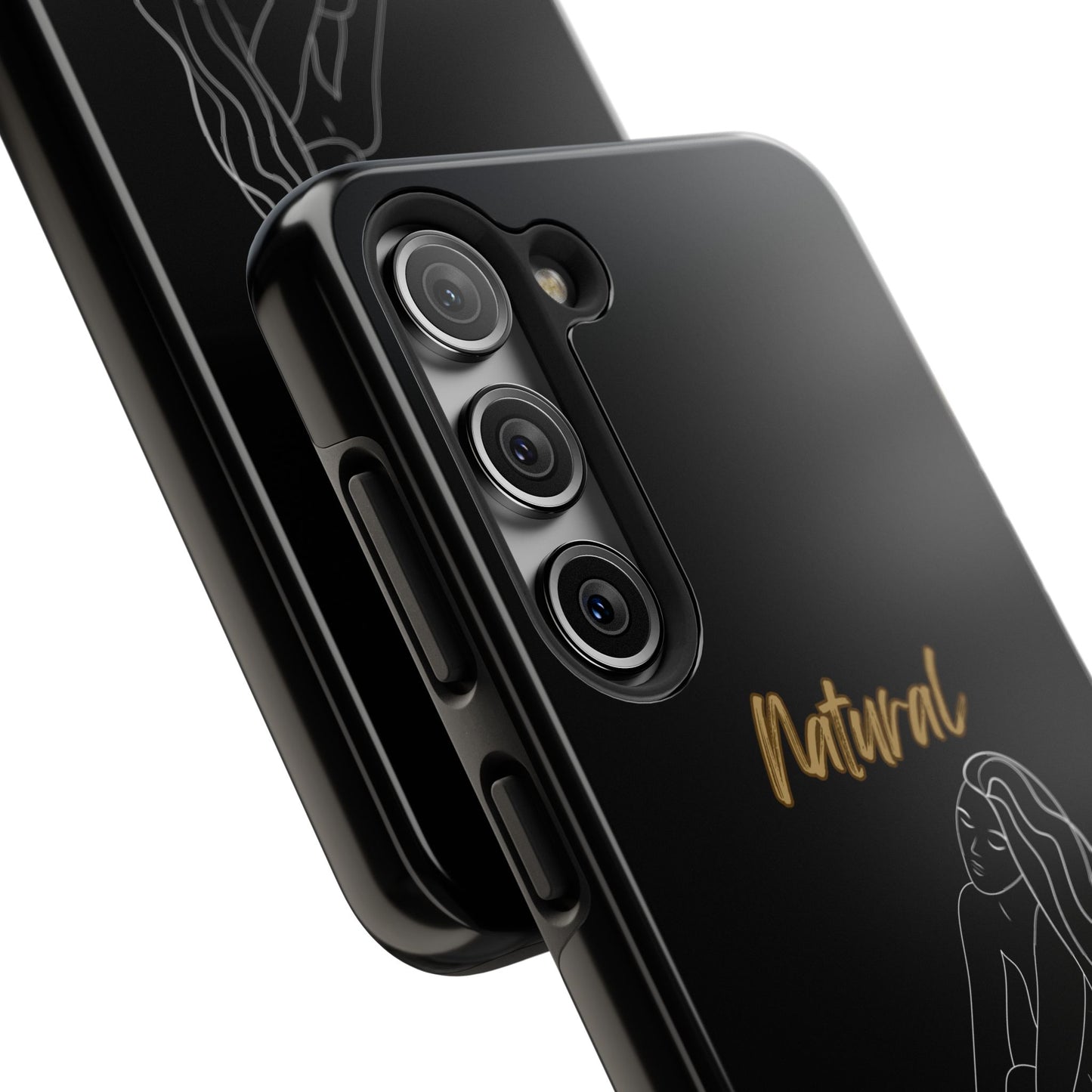 Natural Woman Beauty (WL) Tough Phone Cases BLACK