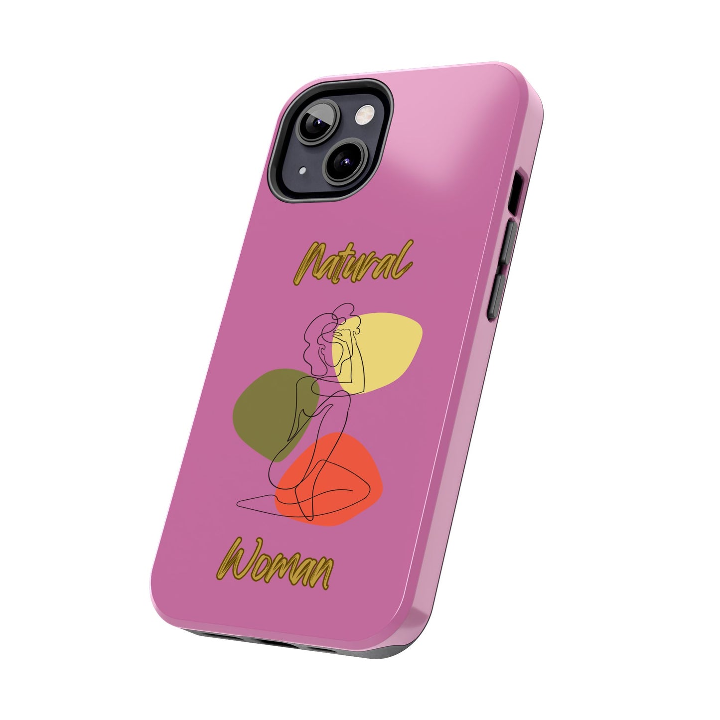 Natural Woman Colorful Pose (BL)Tough Phone Cases LIGHT PINK