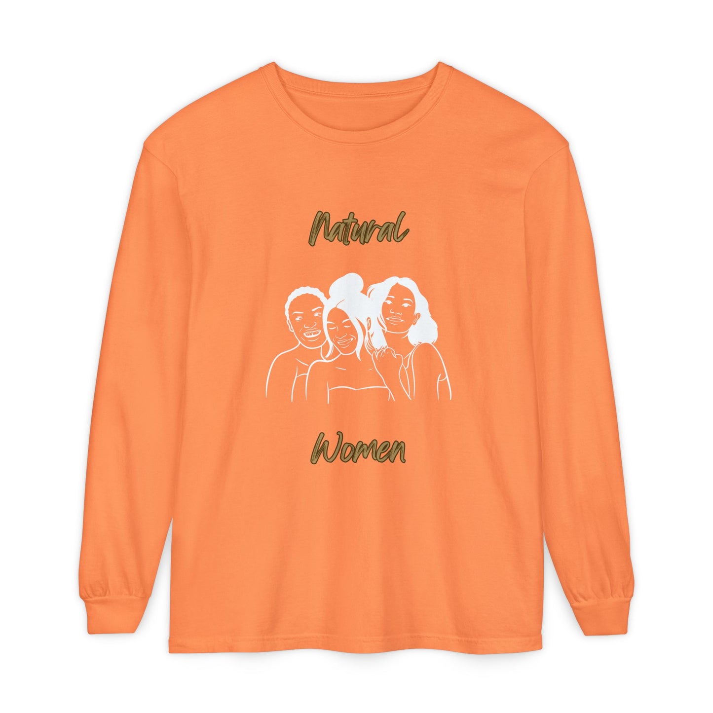 Natural Woman Laughing Friends (WL) Long Sleeve T-Shirt