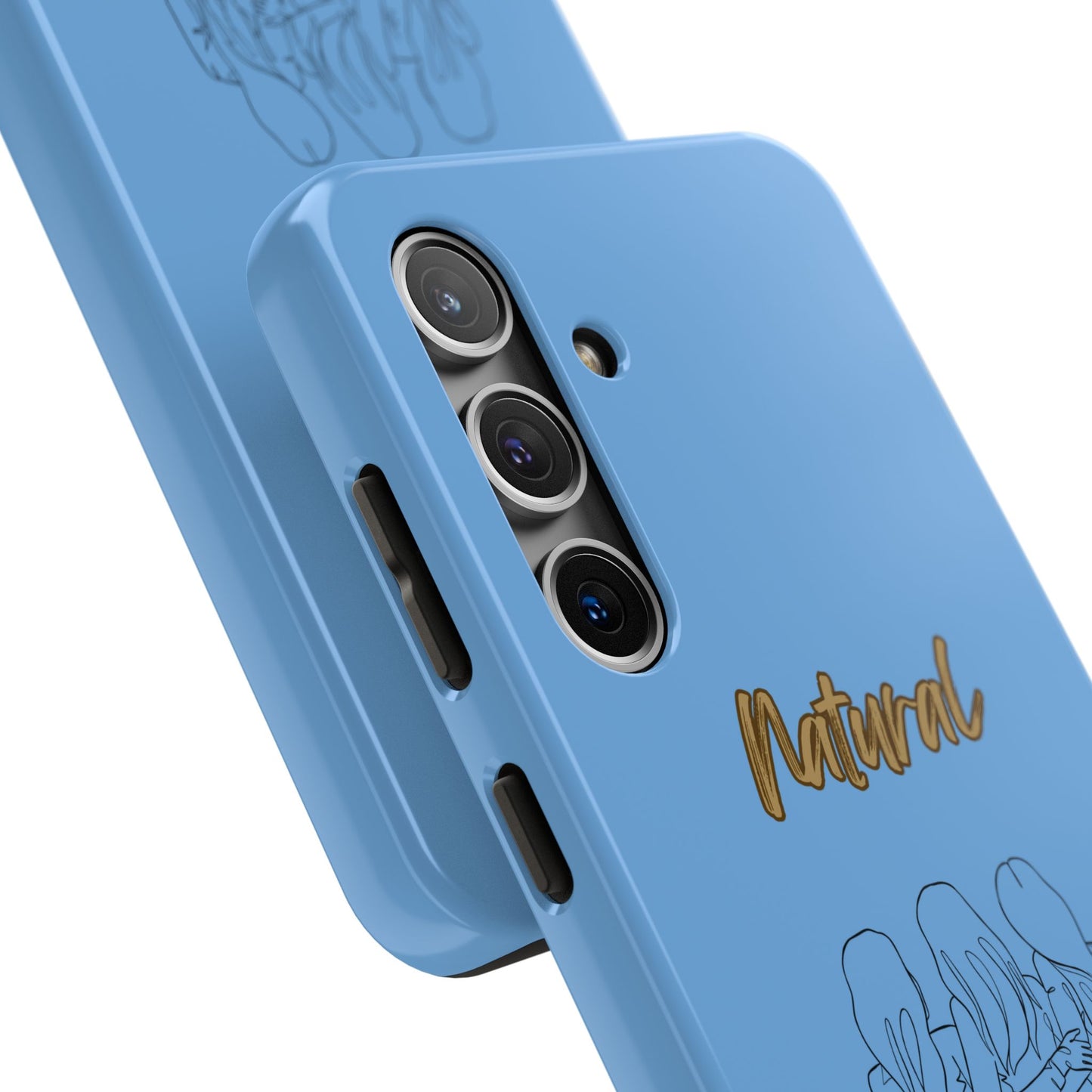 Natural Woman Loving Friends (BL)Tough Phone Cases LIGHT BLUE