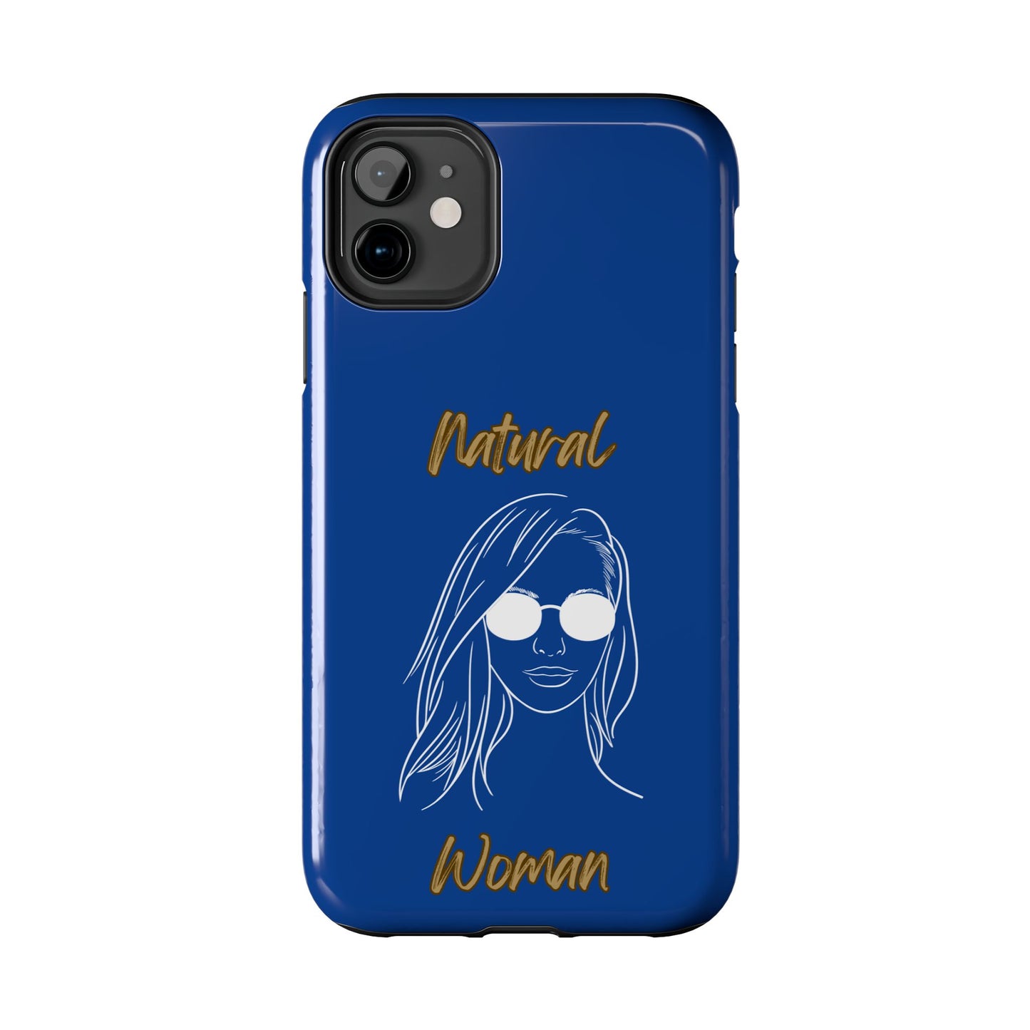 Natural Woman Shades (WL)Tough Phone Cases DARK BLUE