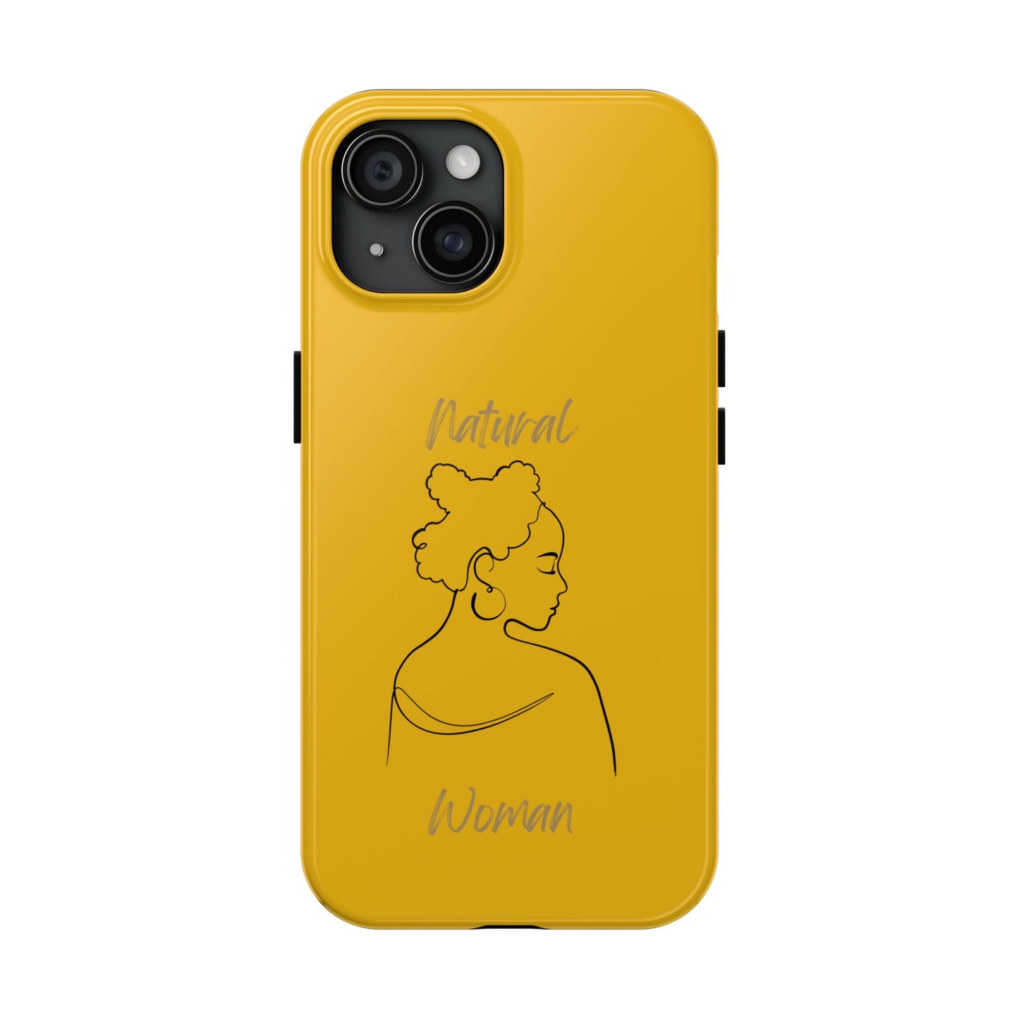 Natural Woman Twists (BL) Tough Phone Cases YELLOW