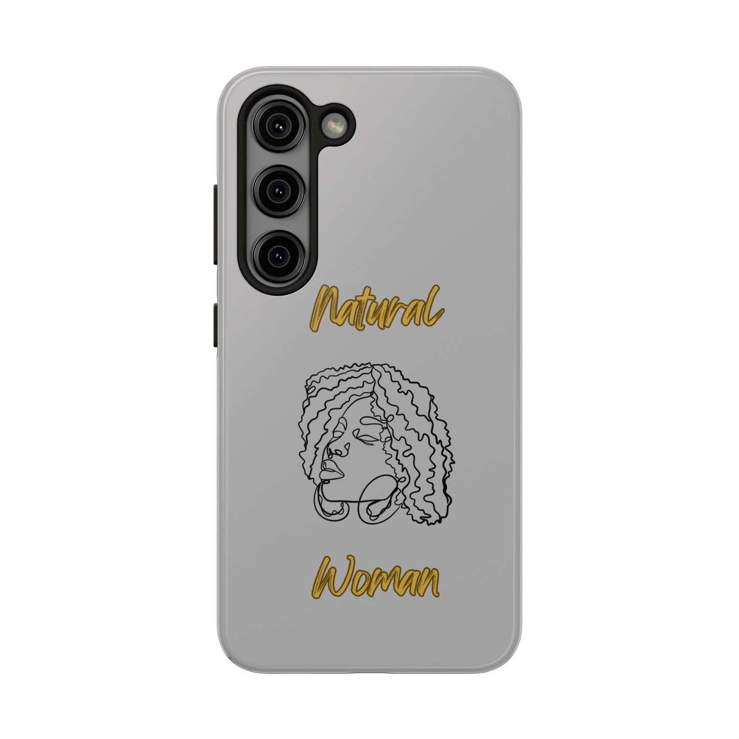Natural Woman Naturally Me (BL)Tough Phone Cases LIGHT GREY
