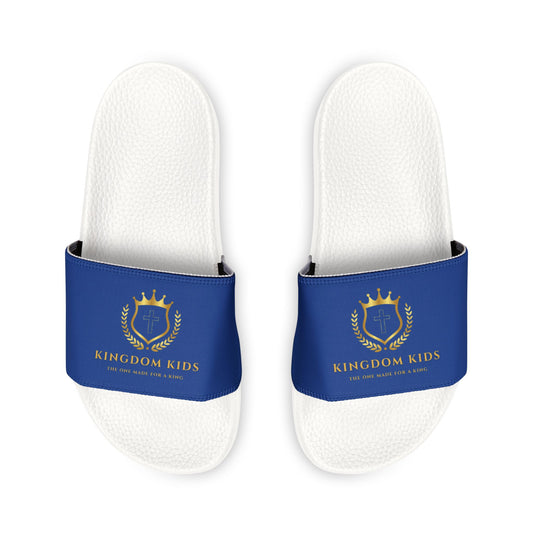 Kingdom Kids Youth Removable-Strap Sandals (Dark Blue)