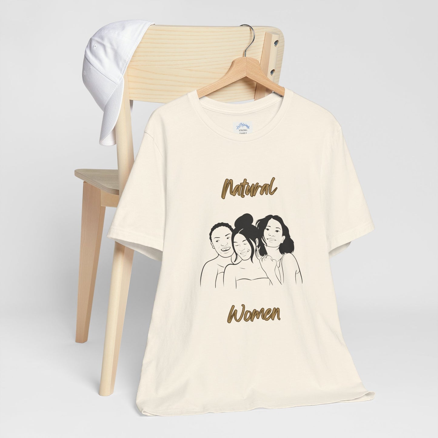 Natural Woman Laughing Friends (BL) Short Sleeve T-Shirt