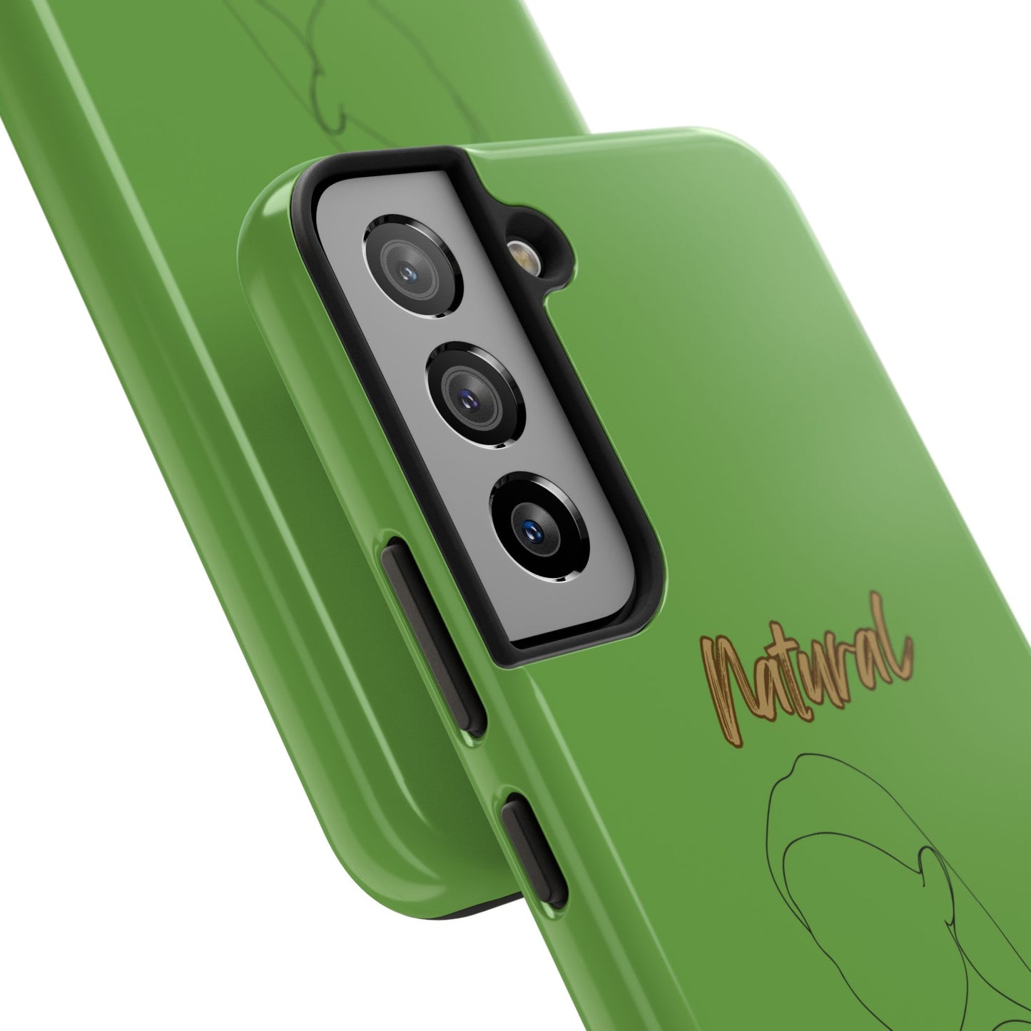 Natural Woman Tilted Look (BL) Tough Phone Cases GREEN