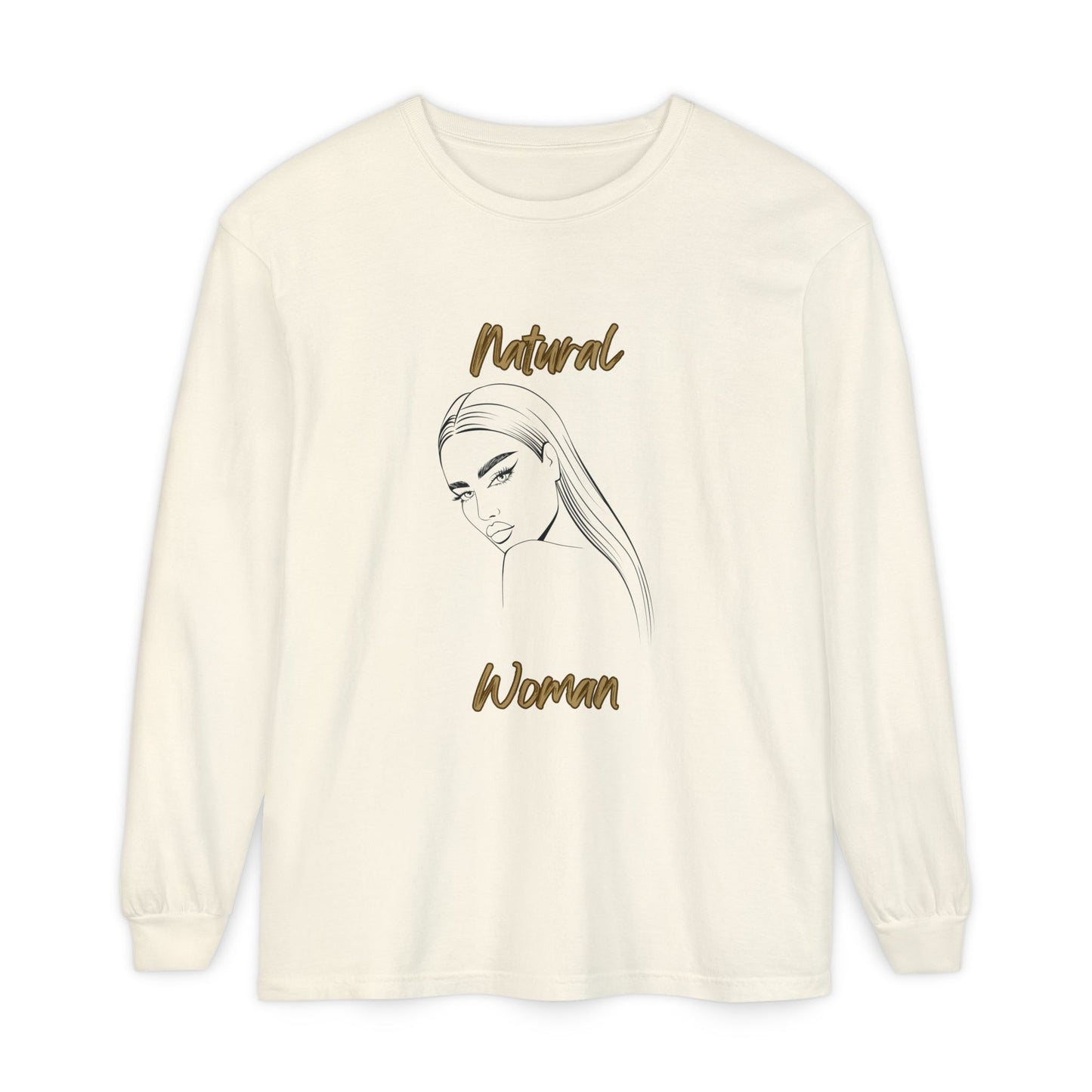 Natural Woman The Stare (BL) Long Sleeve T-Shirt