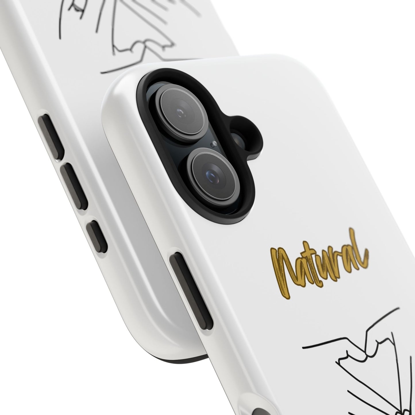 Natural Woman I Love You (BL)Tough Phone Cases WHITE
