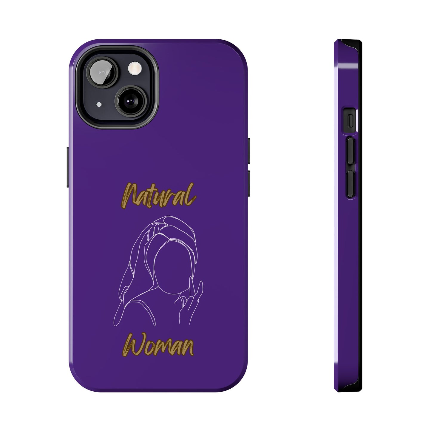 Natural Woman Towel Wrapped (WL)Tough Phone Cases PURPLE