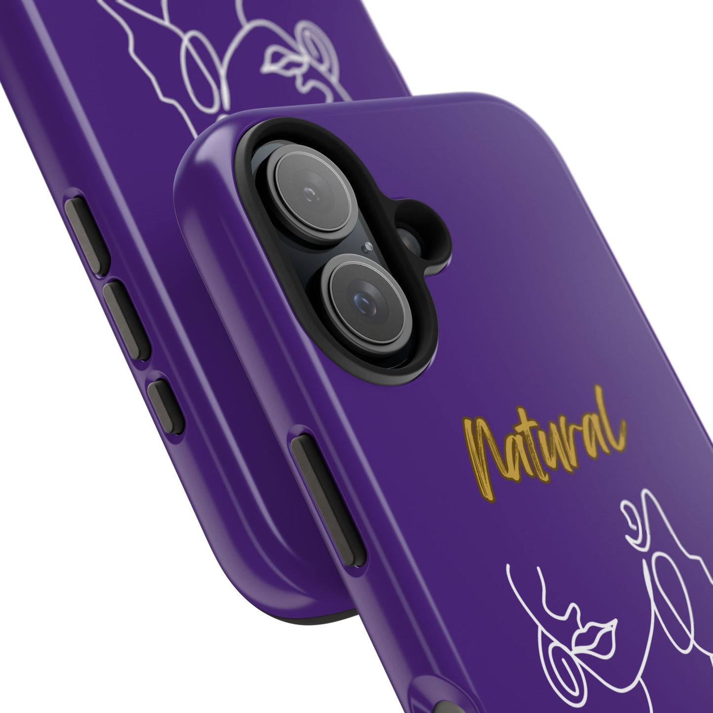 Natural Woman Lips (WL)Tough Phone Cases PURPLE