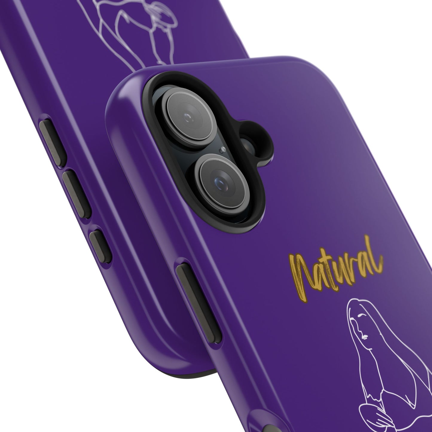 Natural Woman Full Beauty (WL)Tough Phone Cases PURPLE
