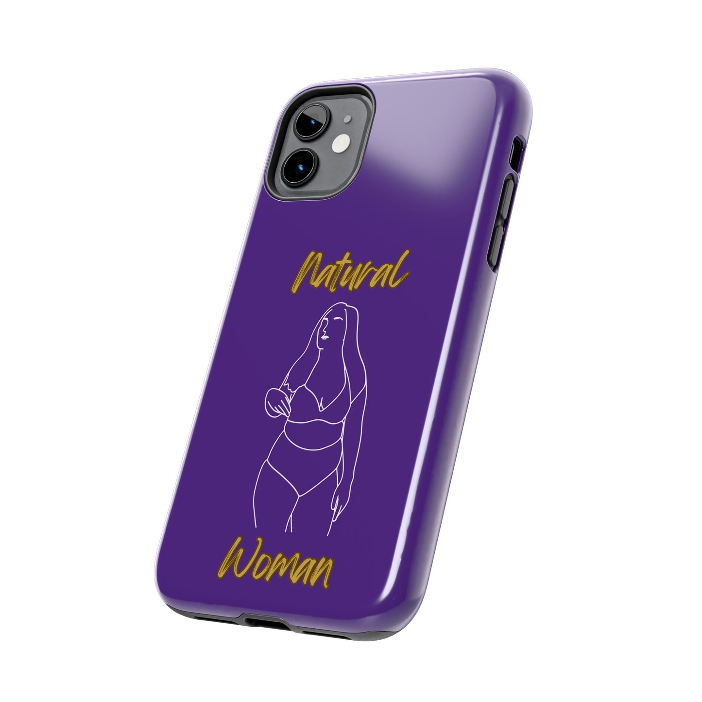 Natural Woman Full Beauty (WL)Tough Phone Cases PURPLE
