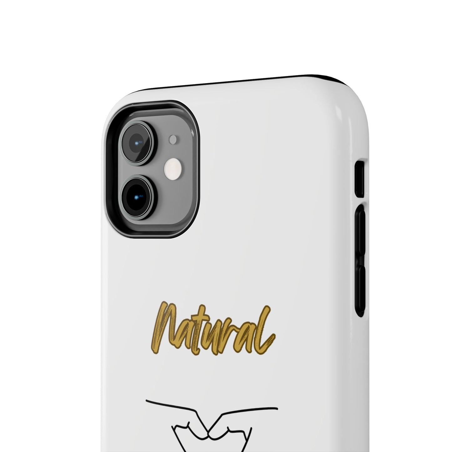 Natural Woman I Love You (BL)Tough Phone Cases WHITE
