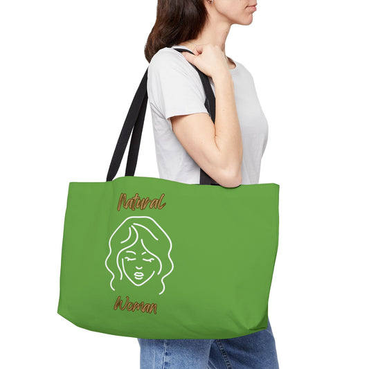 Natural Woman Modest (WL) Weekender Tote Bag GREEN